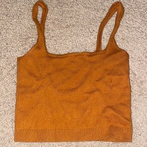 Brown Crop Top